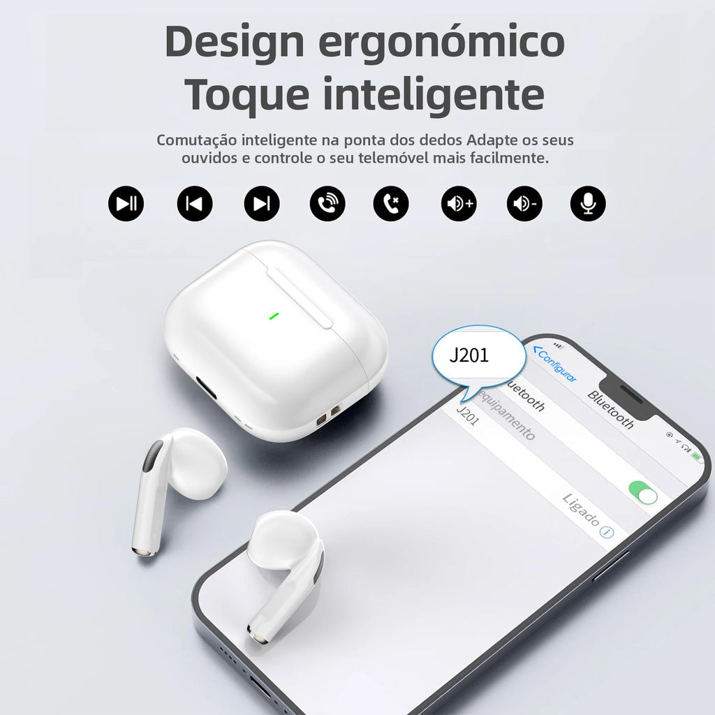 Fone Bluetooth 5.3 Compatível com Android e iOS