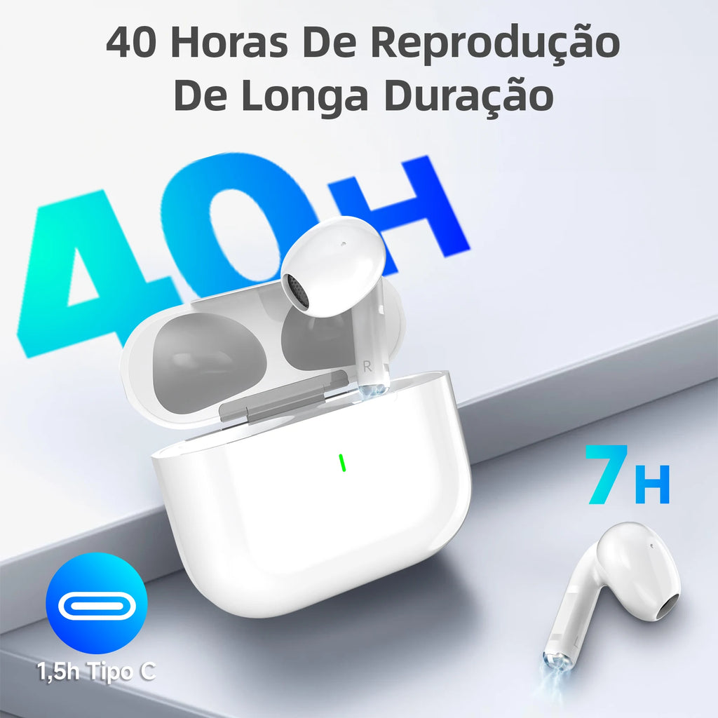 Fone Bluetooth 5.3 Compatível com Android e iOS